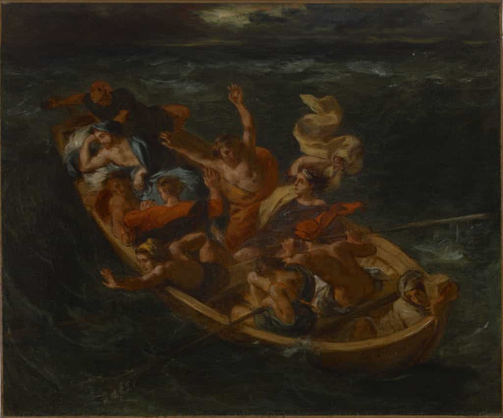 Christ on the Lake of Genesareth by Eugène Delacroix