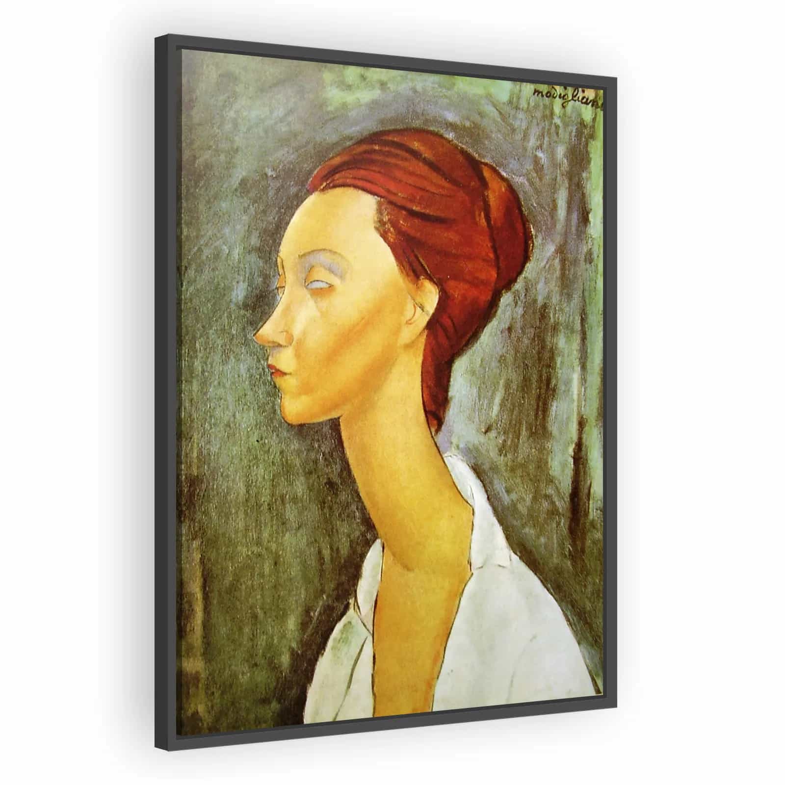 Portrait of Lunia Czechowska (1919) by Amedeo Modigliani - alternate view