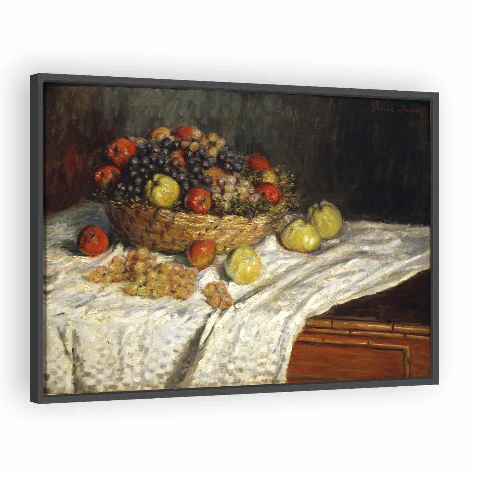 Apples and Grapes by Claude Monet - alternate view