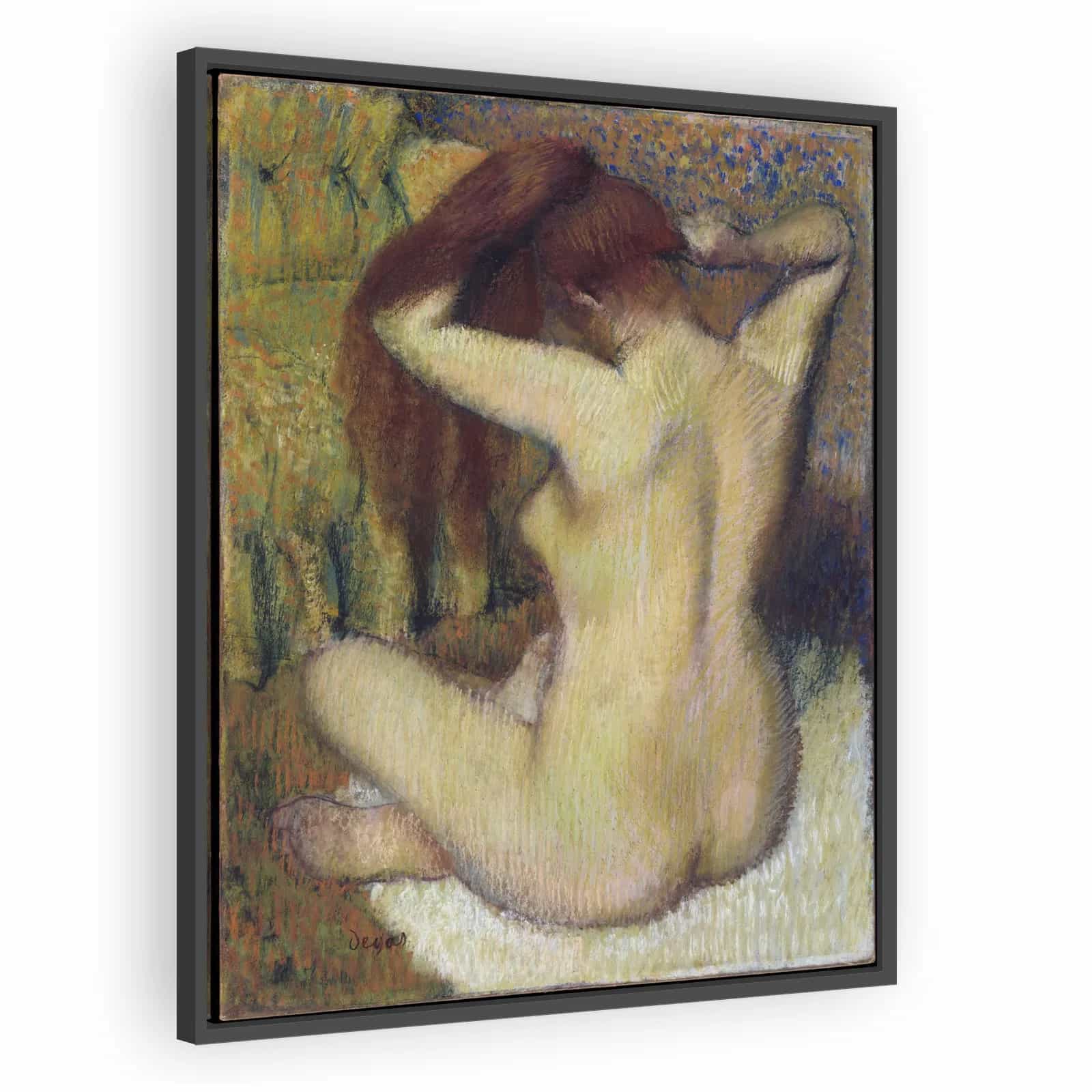 Woman Combing Her Hair by Edgar Degas - alternate view
