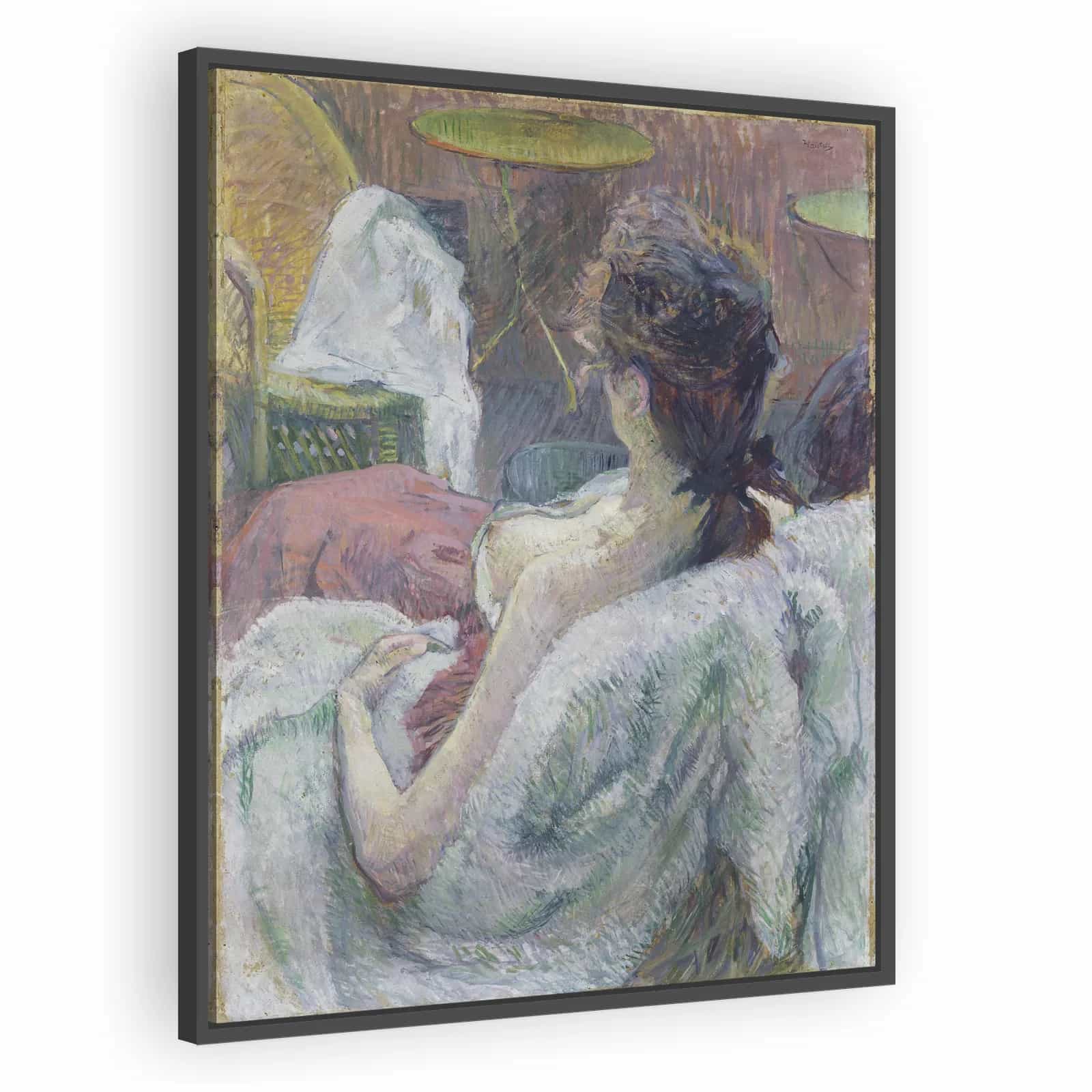 The Model Resting by Henri de Toulouse-Lautrec - alternate view