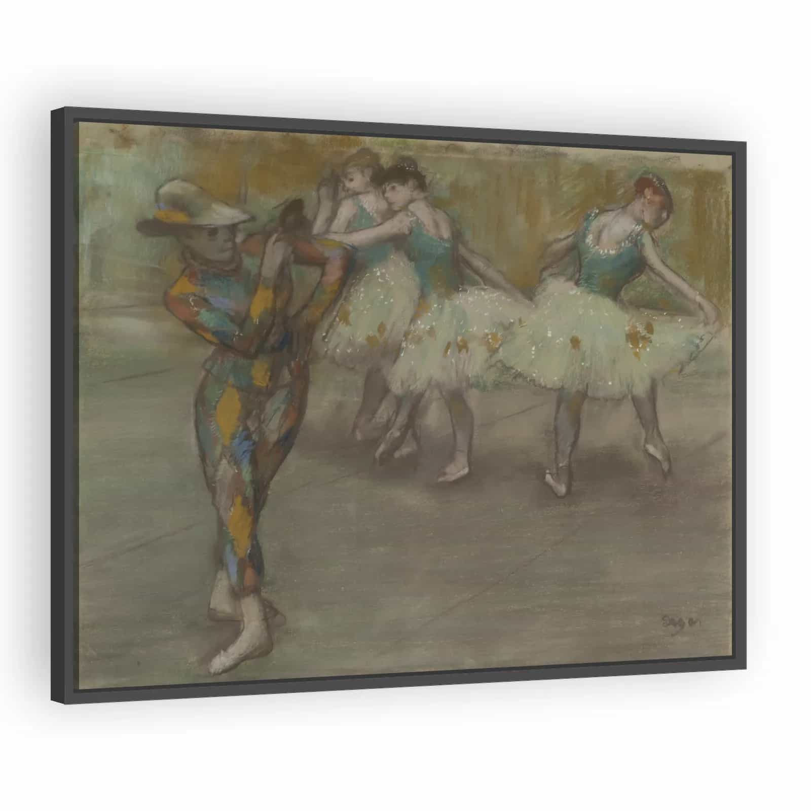 Harlequin Dance by Edgar Degas - alternate view