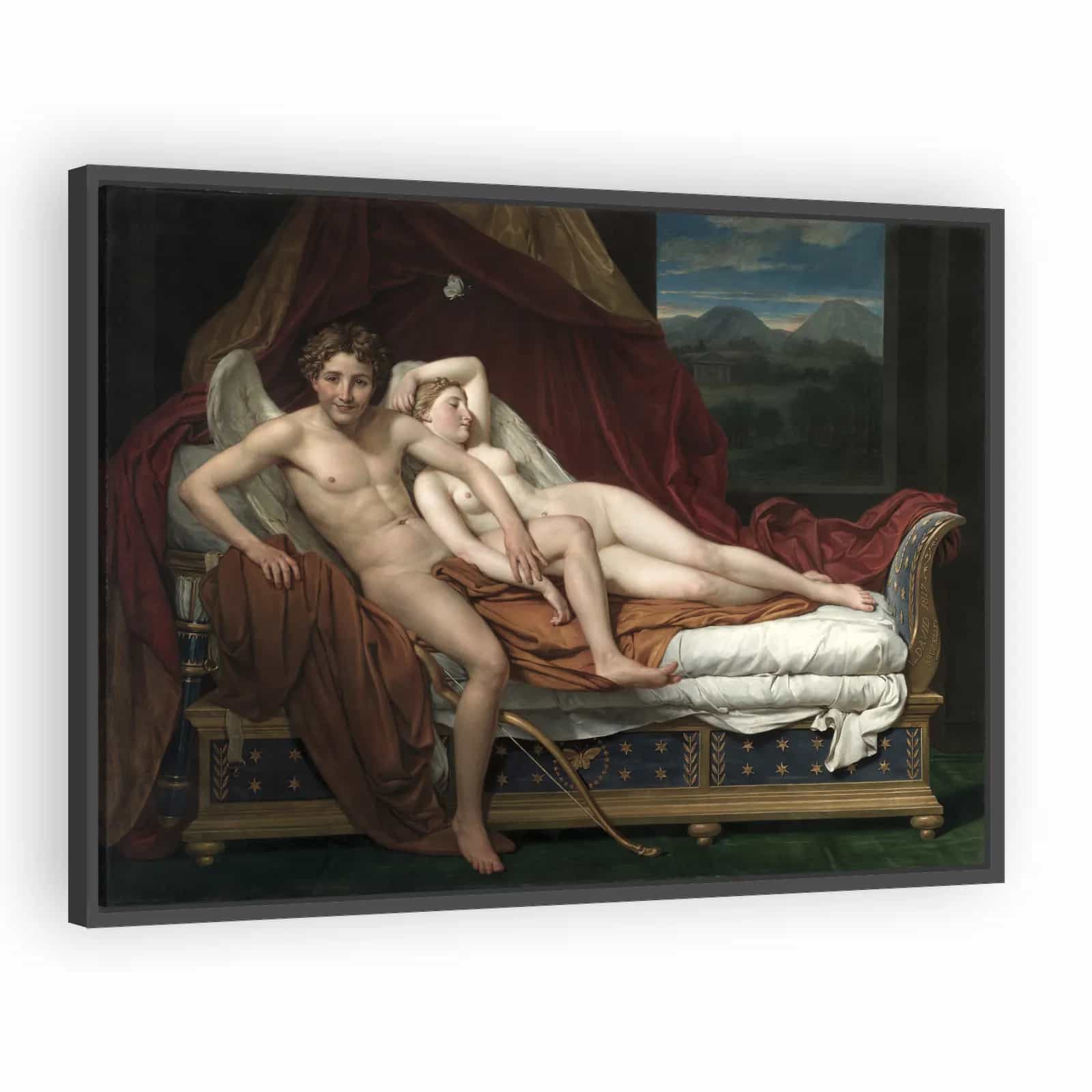 Cupid and Psyche by Jacques-Louis David - alternate view