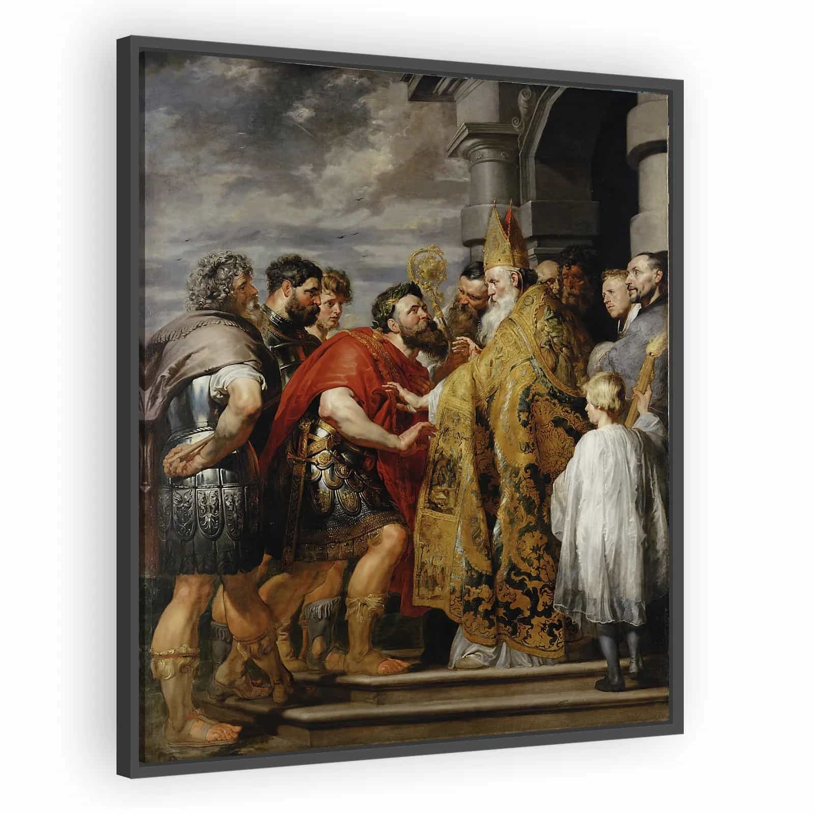 Theodosius and Saint Ambrose by Peter Paul Rubens - alternate view