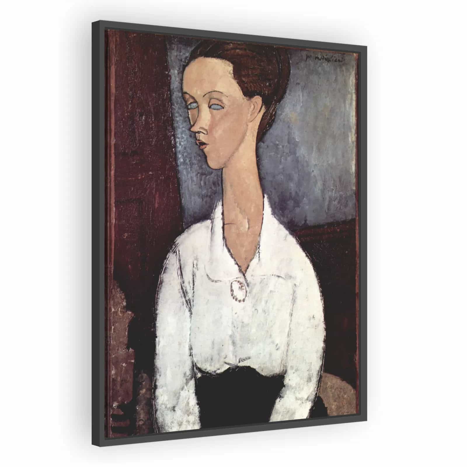 Portrait of Lunia Czechowska by Amedeo Modigliani - alternate view