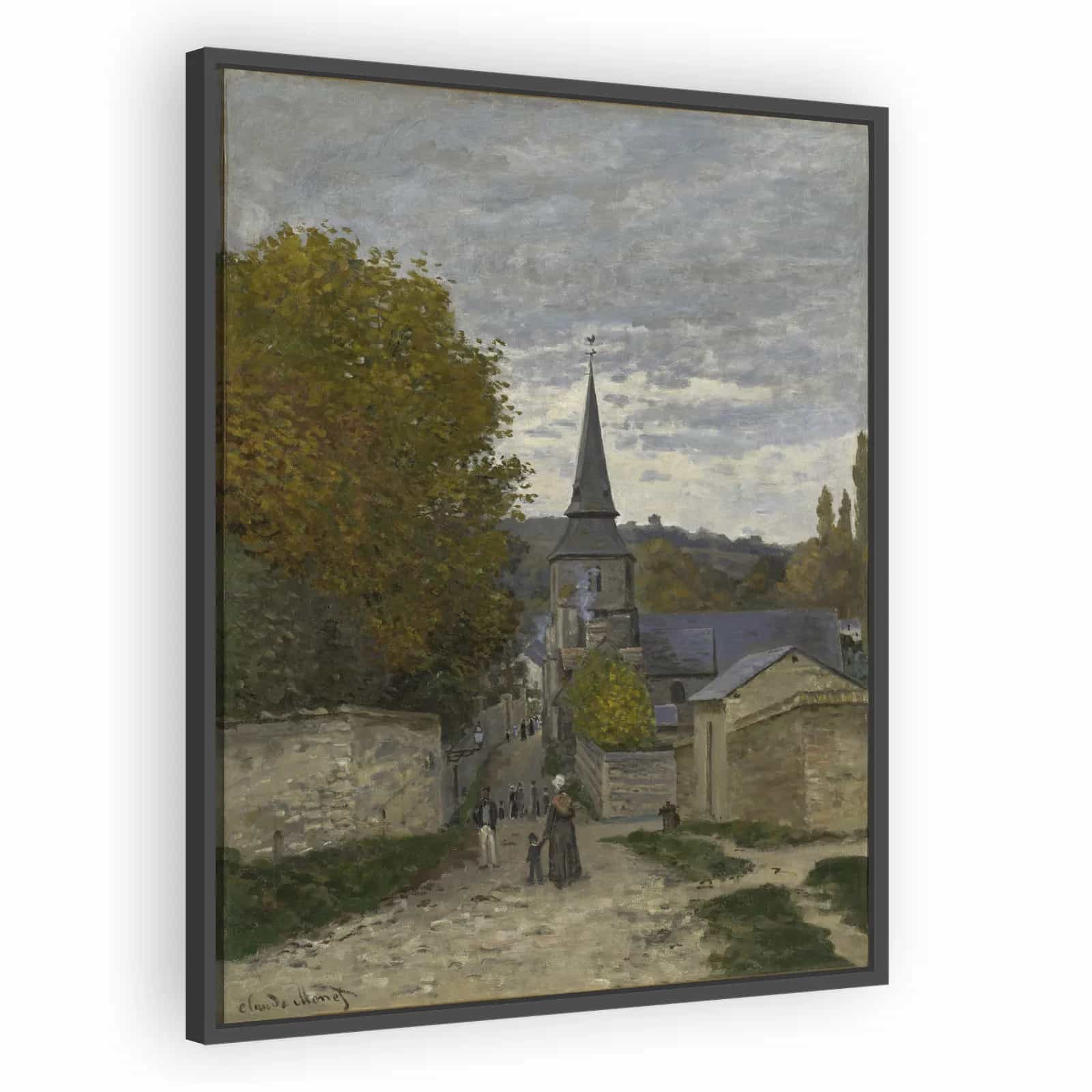 Street in Sainte-Adresse by Claude Monet - alternate view