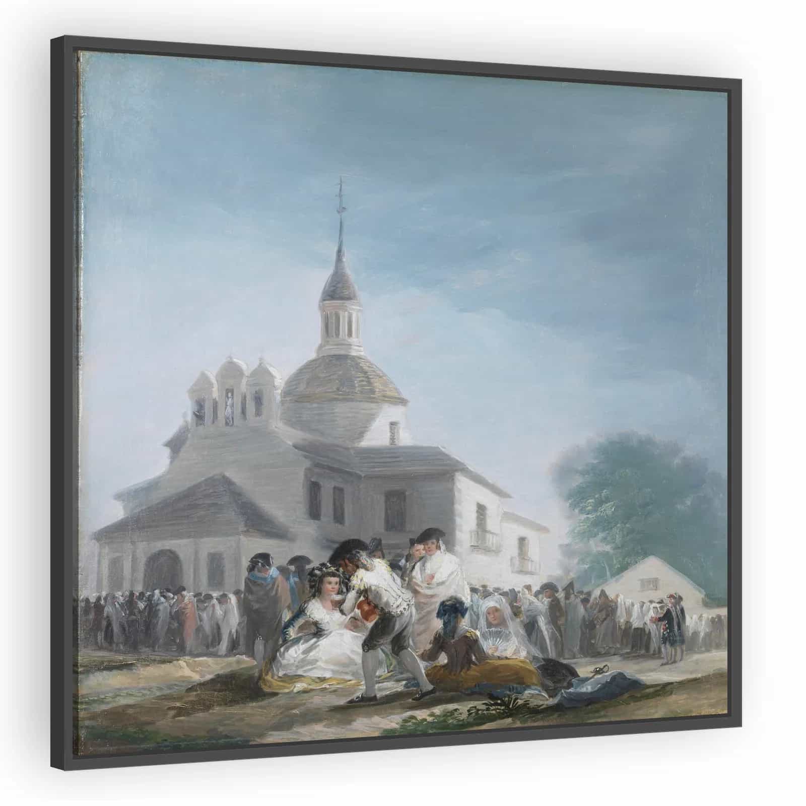 The Hermitage of Saint Isidor by Francisco Goya - alternate view