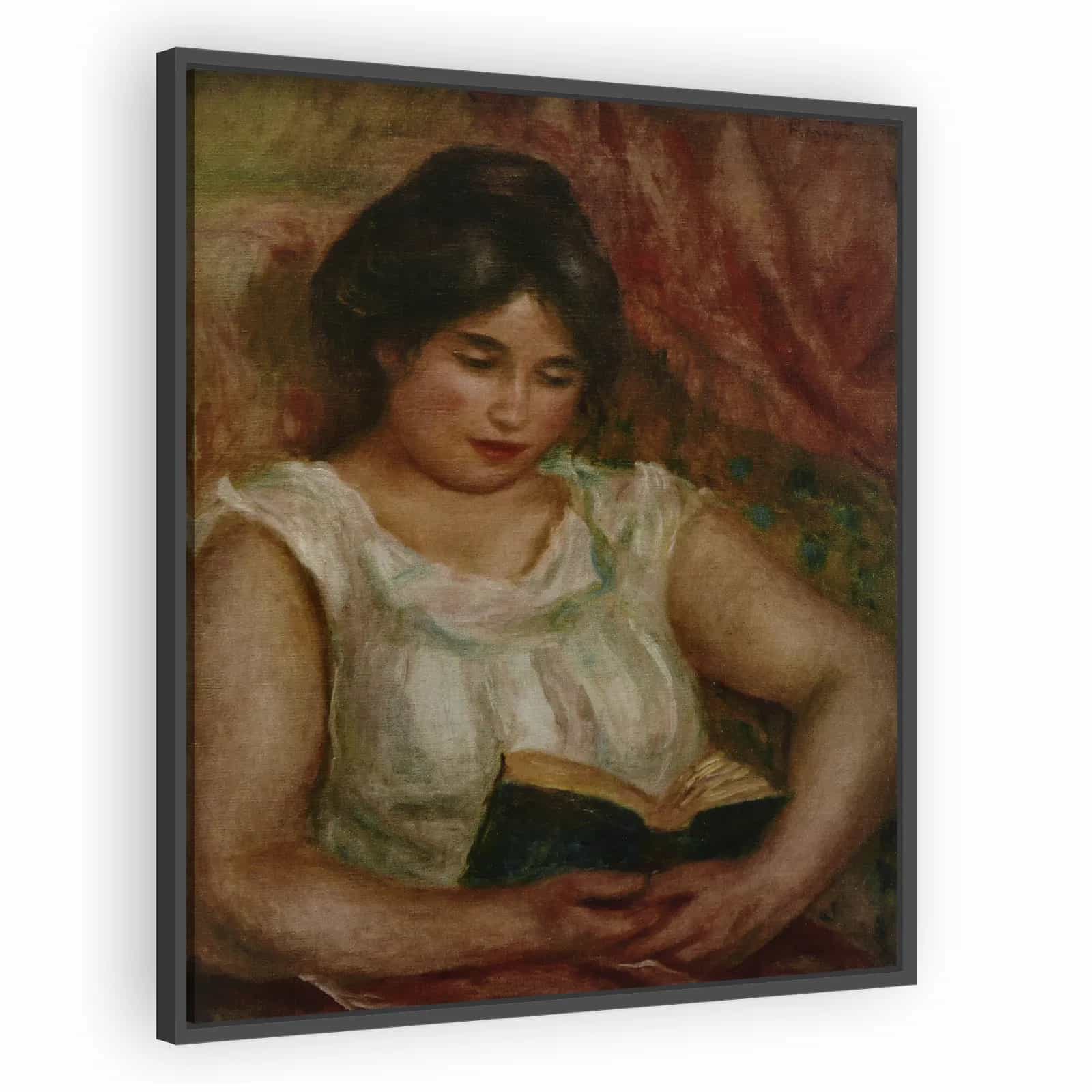 Gabrielle Reading by Pierre-Auguste Renoir - alternate view