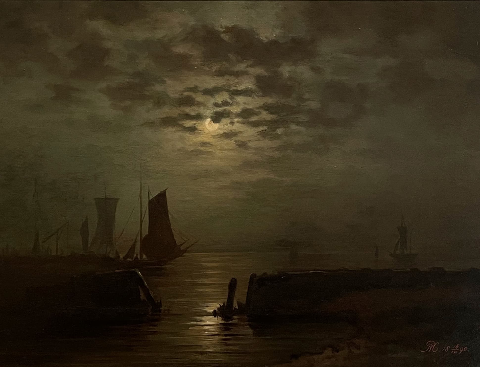 Ships in the Moonlight