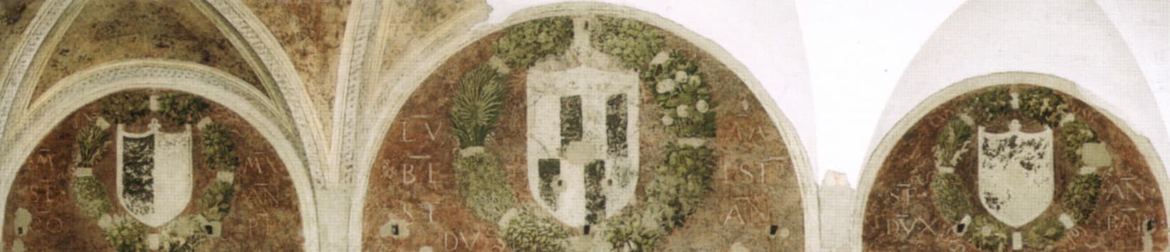 Three Lunettes Above the Last Supper