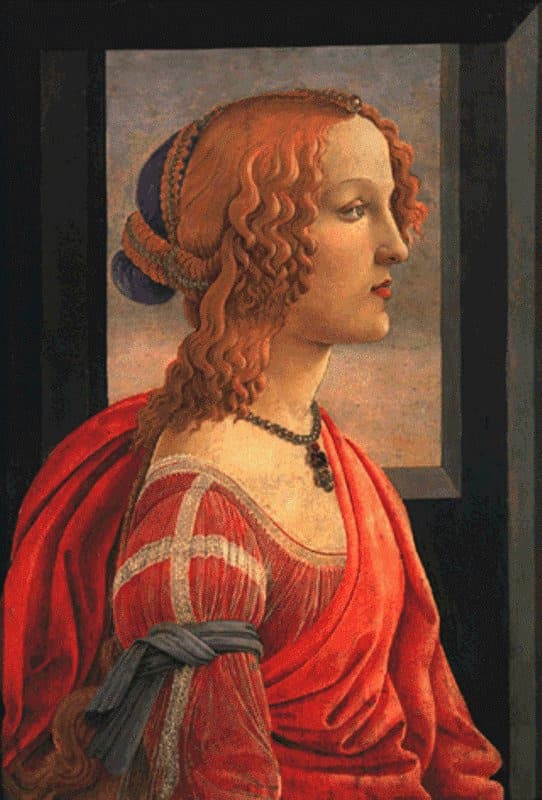 Portrait of Simonetta Vespucci