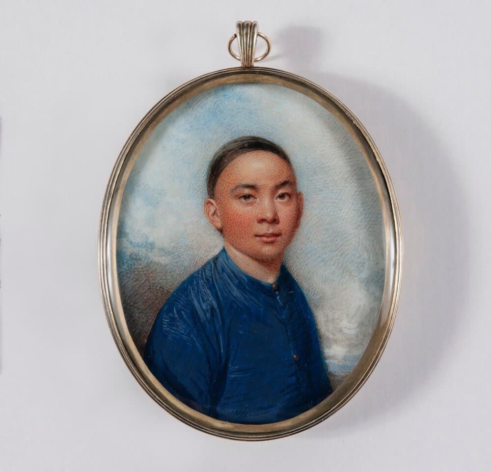 The Chinese Servant of John Hotson (1770–1828), in Blue Jacket and Black Cap