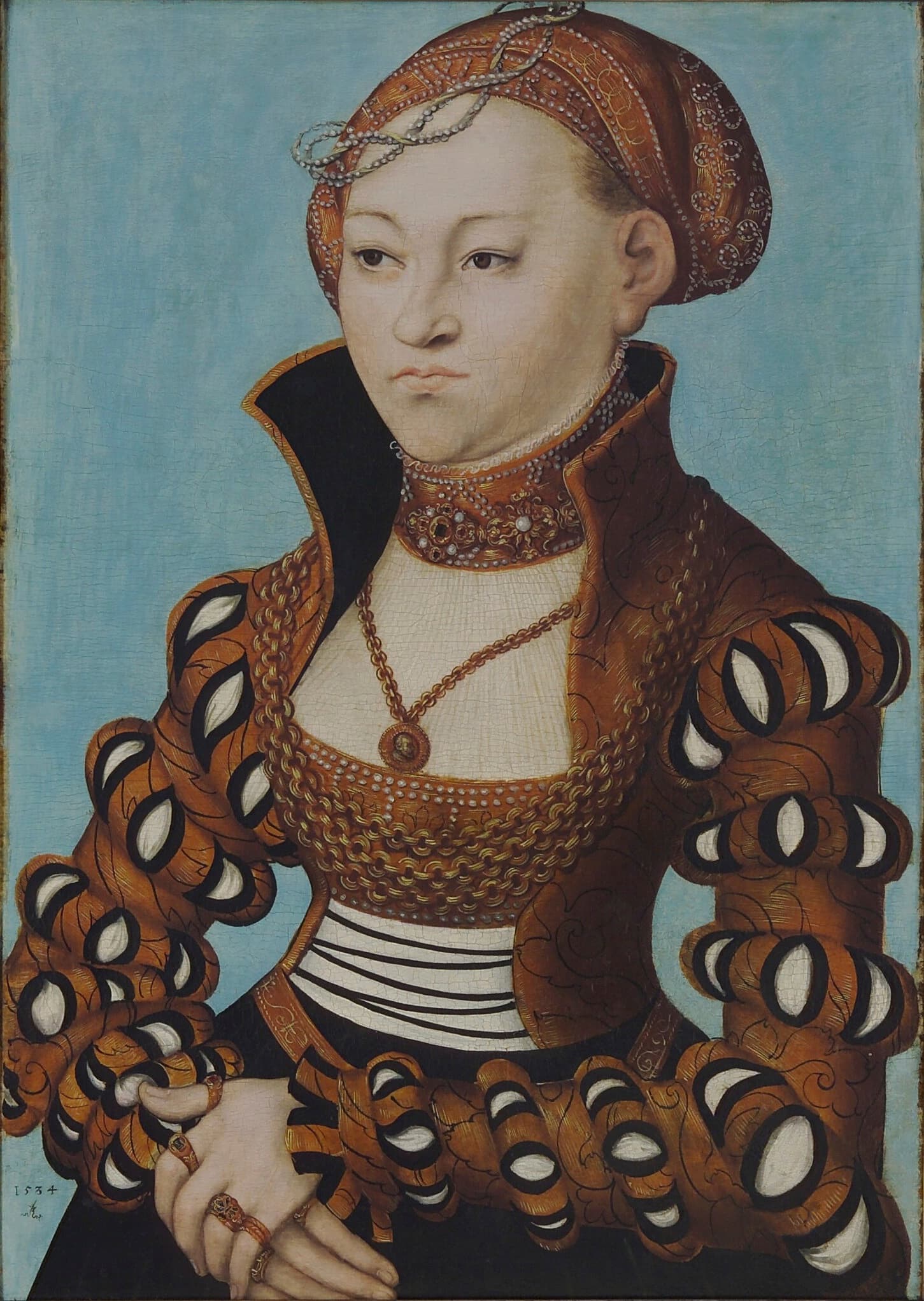 Portrait of a Noble Saxon Lady