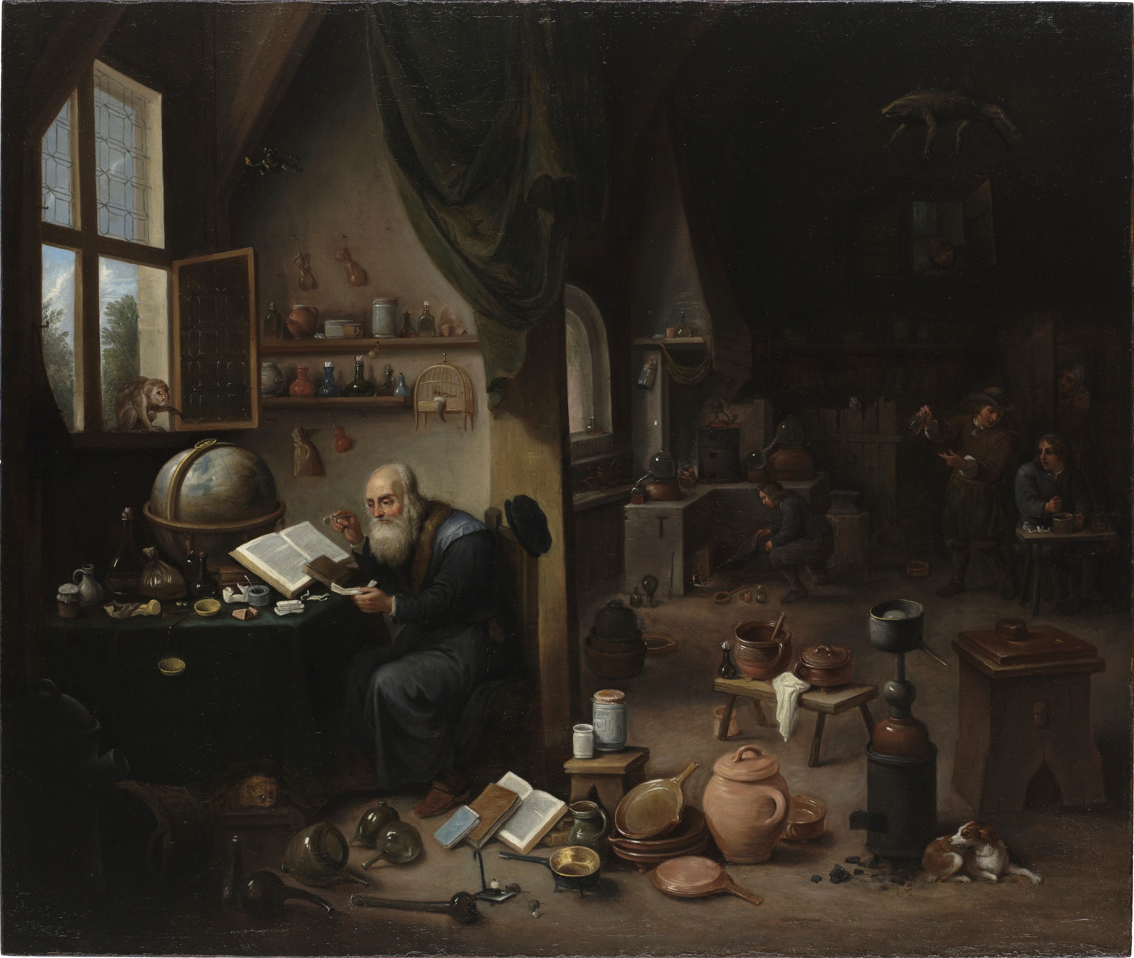 An Alchemist in His Laboratory