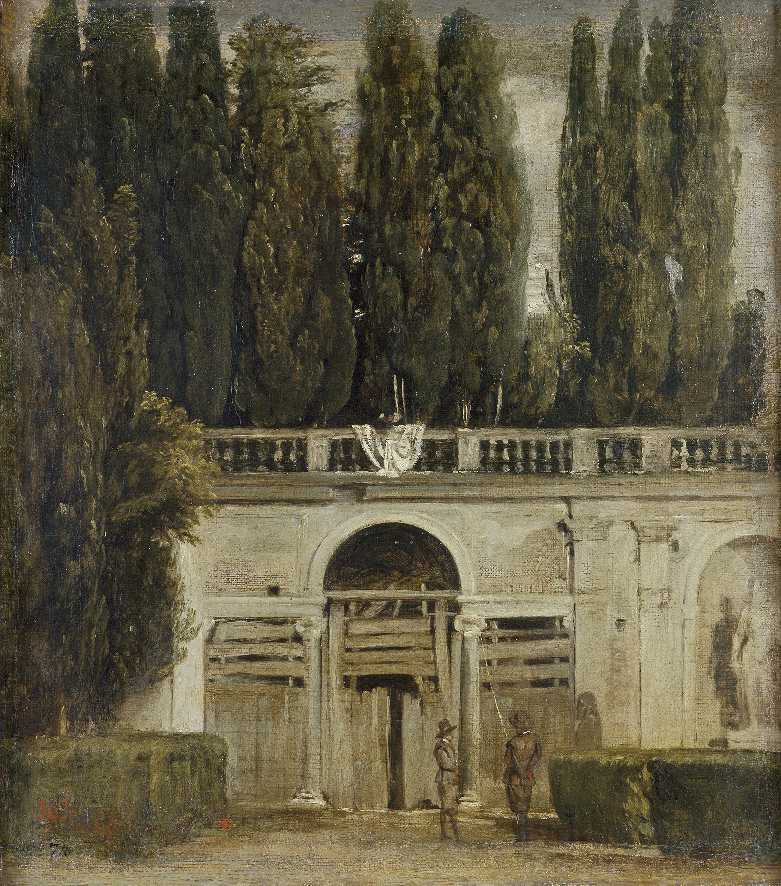 View of the Garden of the Villa Medici