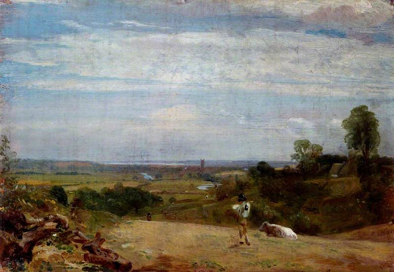 Summer Morning: Dedham from Langham