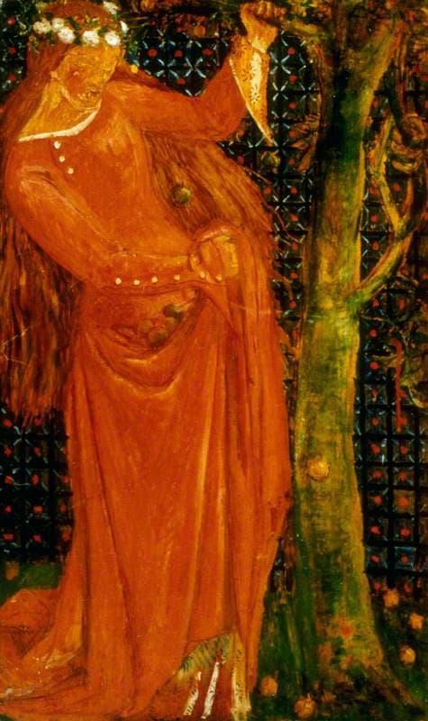 Woman Gathering Fruit