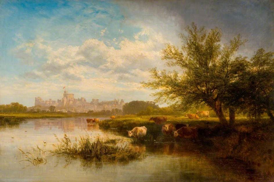 Windsor Castle from the Thames