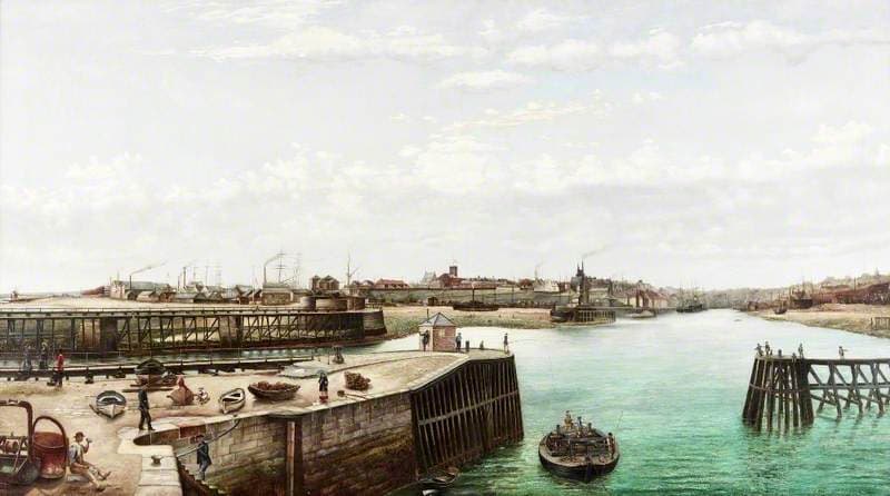 Sunderland Harbour, 1883