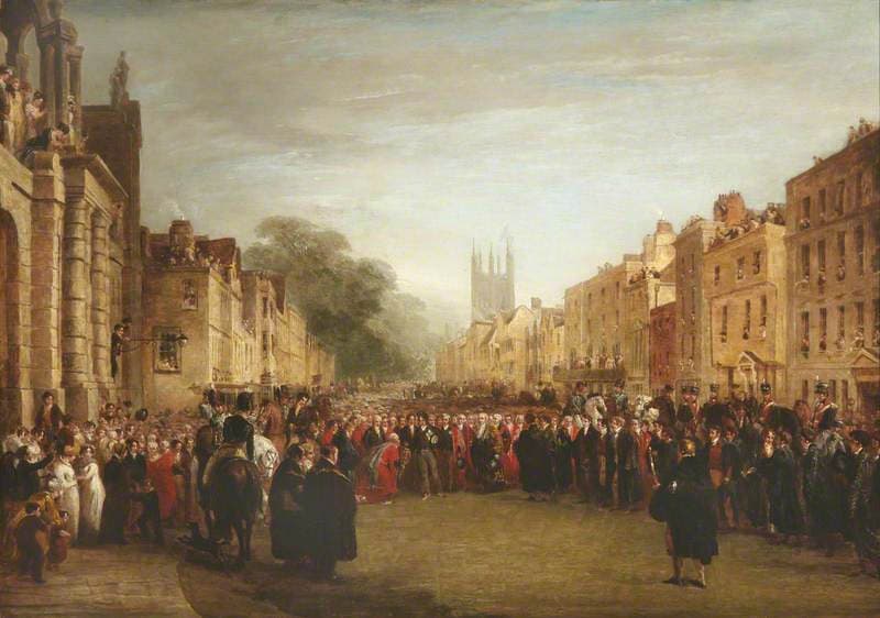 Prince Regent received by the University and City of Oxford, 14 June 1814