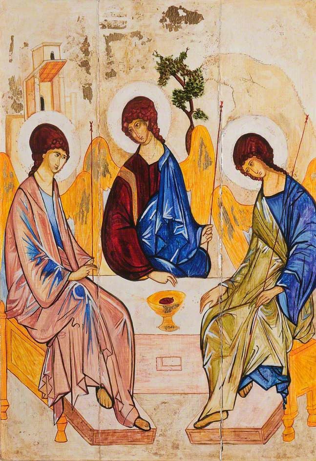 Icon of the Old Testament Trinity (Hospitality of Abraham)