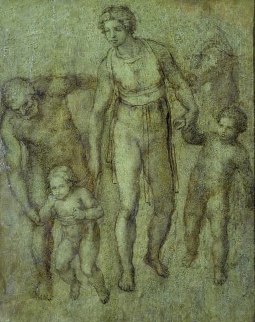 The Holy Family with Saint John the Baptist