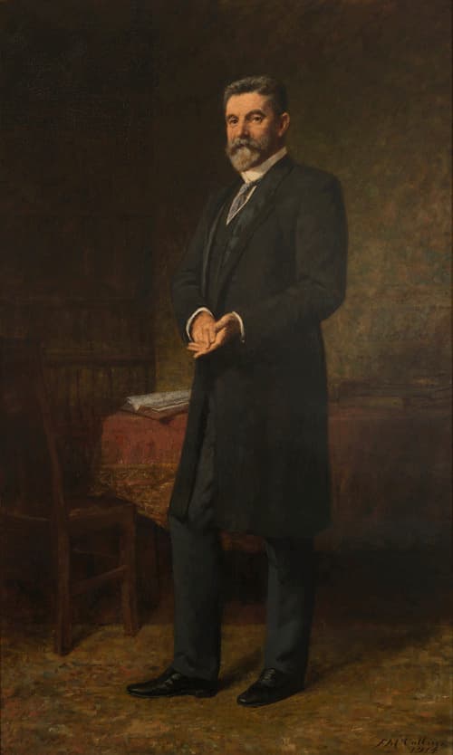Hon. Alfred Deakin, Prime Minister of Australia (1903–04, 1905–08, 1909–10)