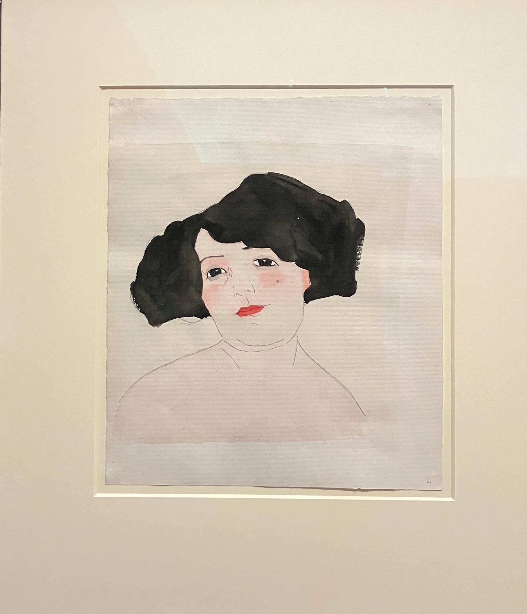 Portrait of a Woman with Beauty Spot