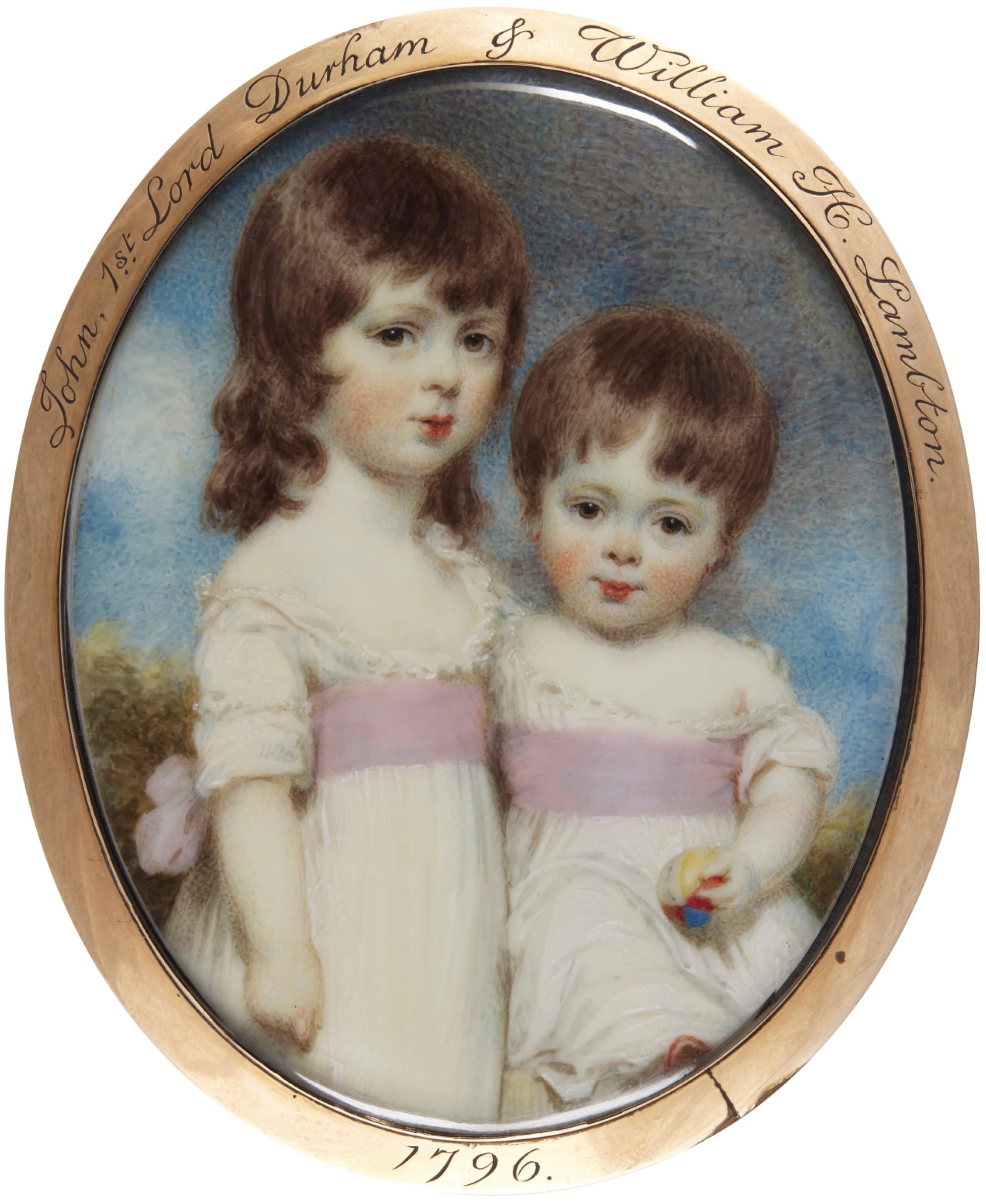 John Lambton (later 1st Earl of Durham) and William Henry Lambton, 1795