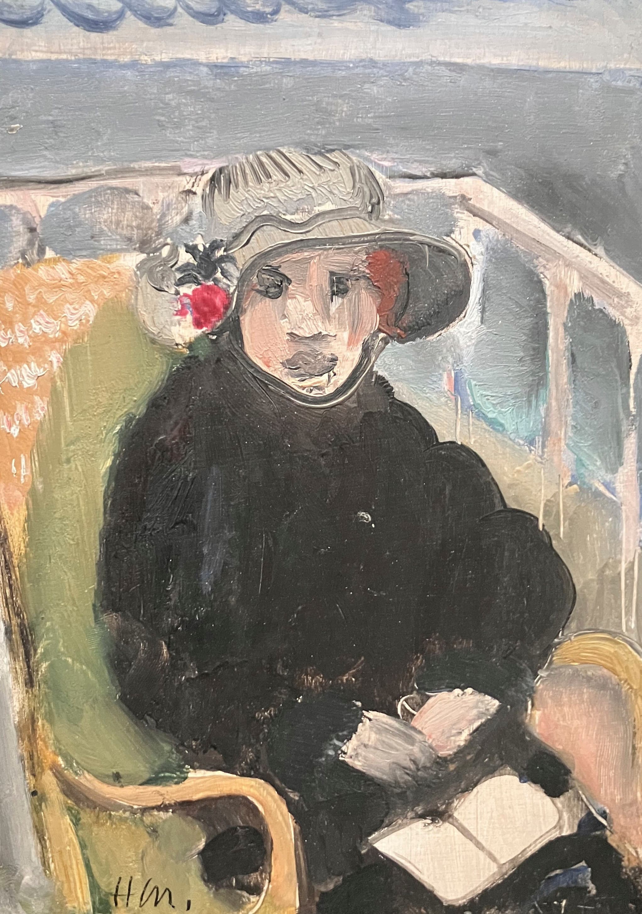 Marguerite on the Balcony