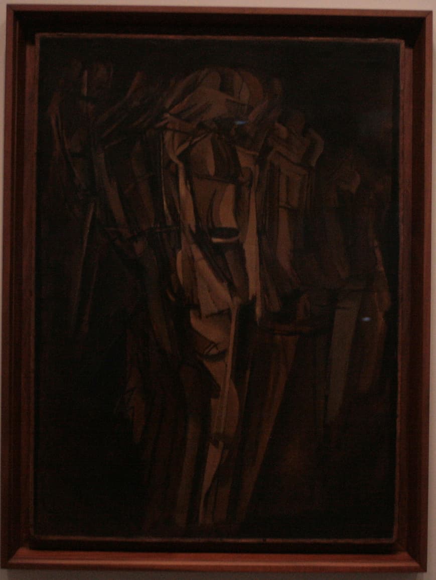 Nude (Study), Sad Young Man on a Train