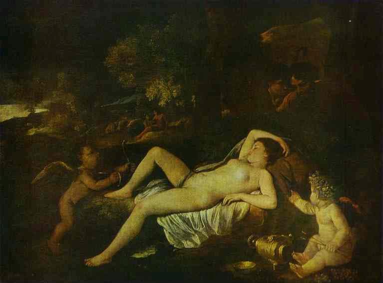 Sleeping Venus with Cupid
