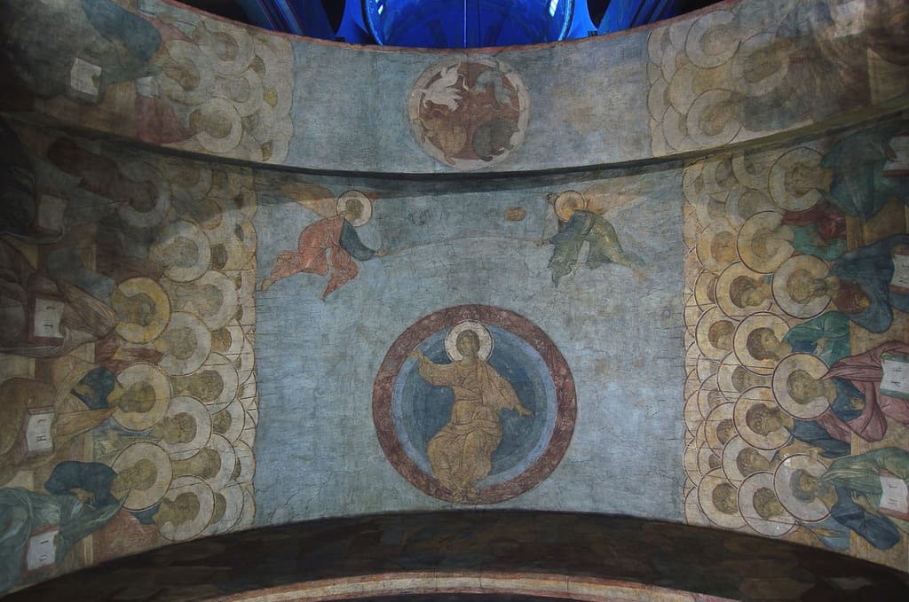 Rublev Fresco, Vladimir Cathedral