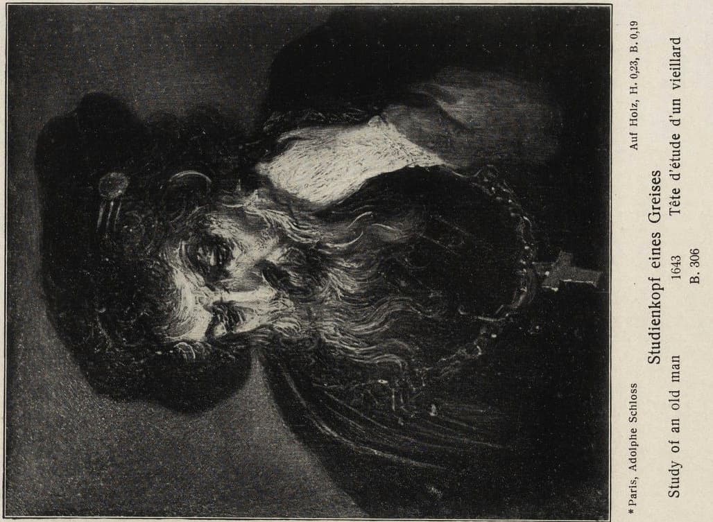 An Old Man Almost in Full Face