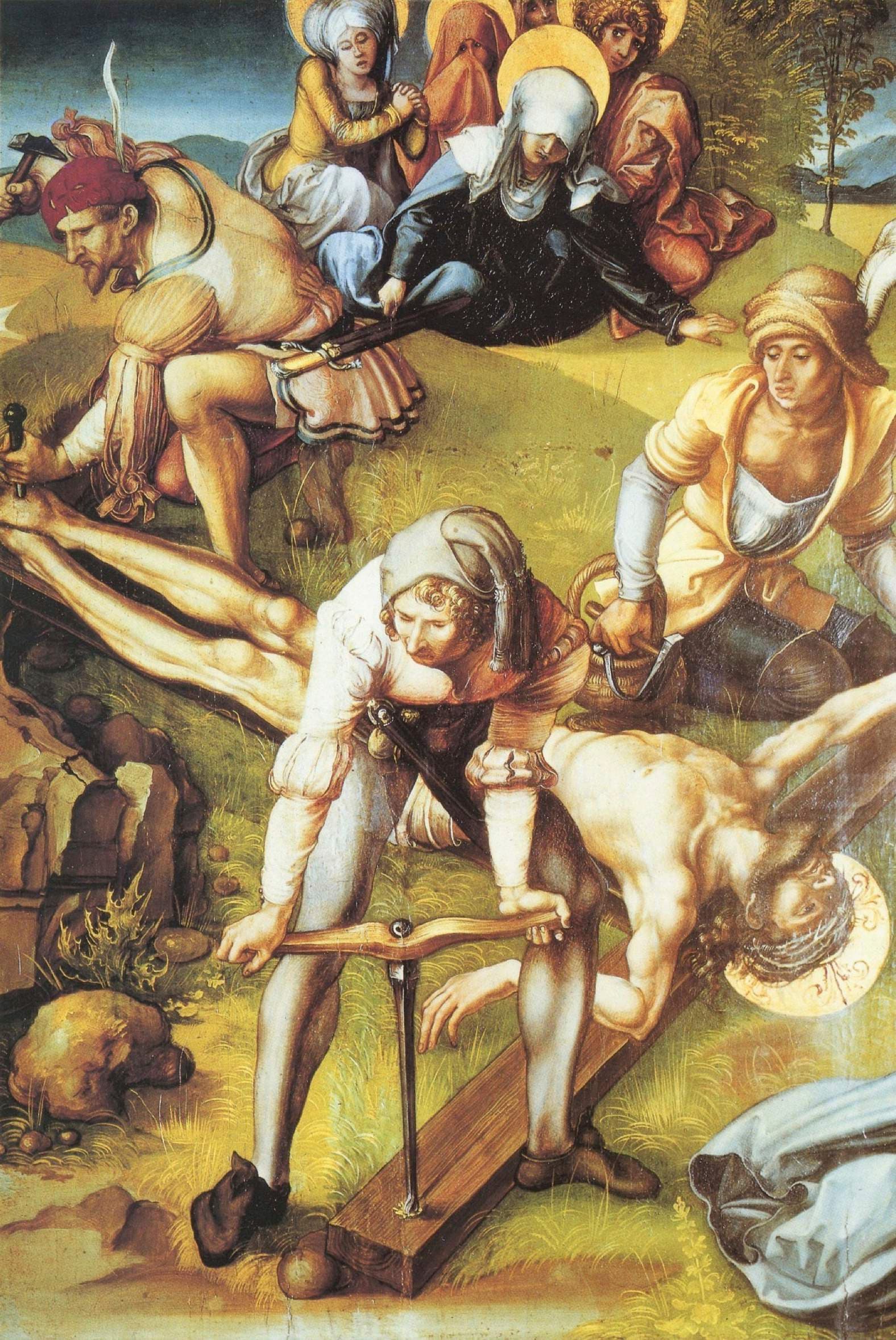 Altarpiece of the Mater Dolorosa: Christ Nailed to the Cross