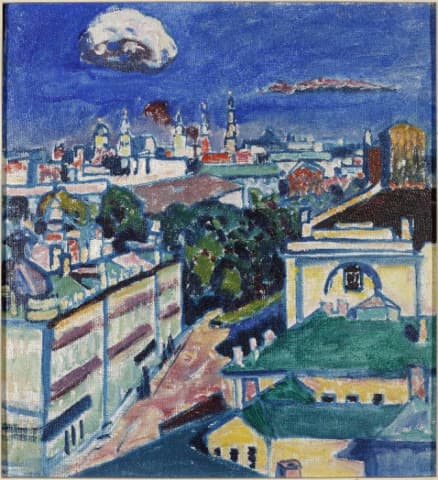 View of Moscow from Kandinsky's Apartment, Zubovsky Square