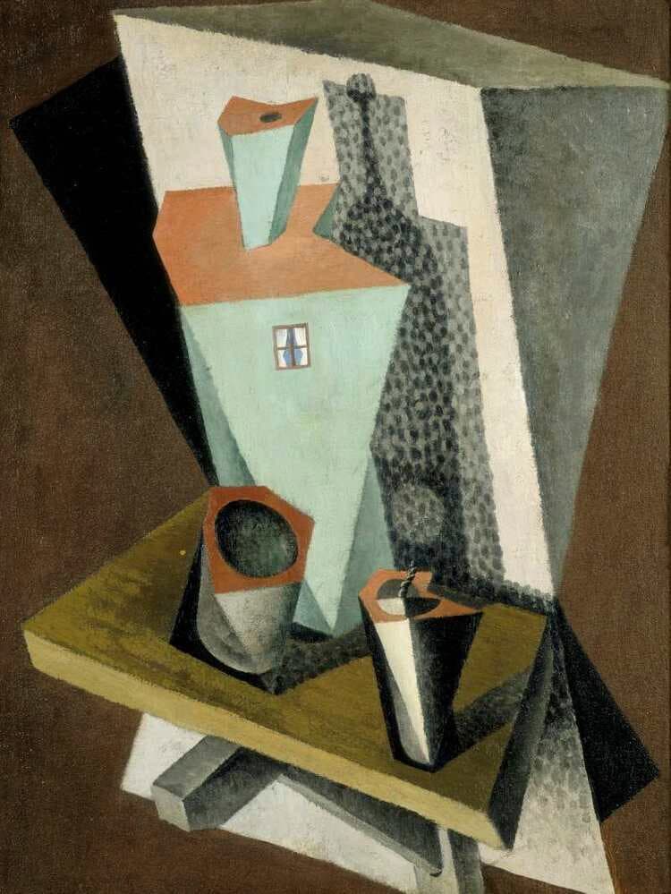 Still Life with Green House