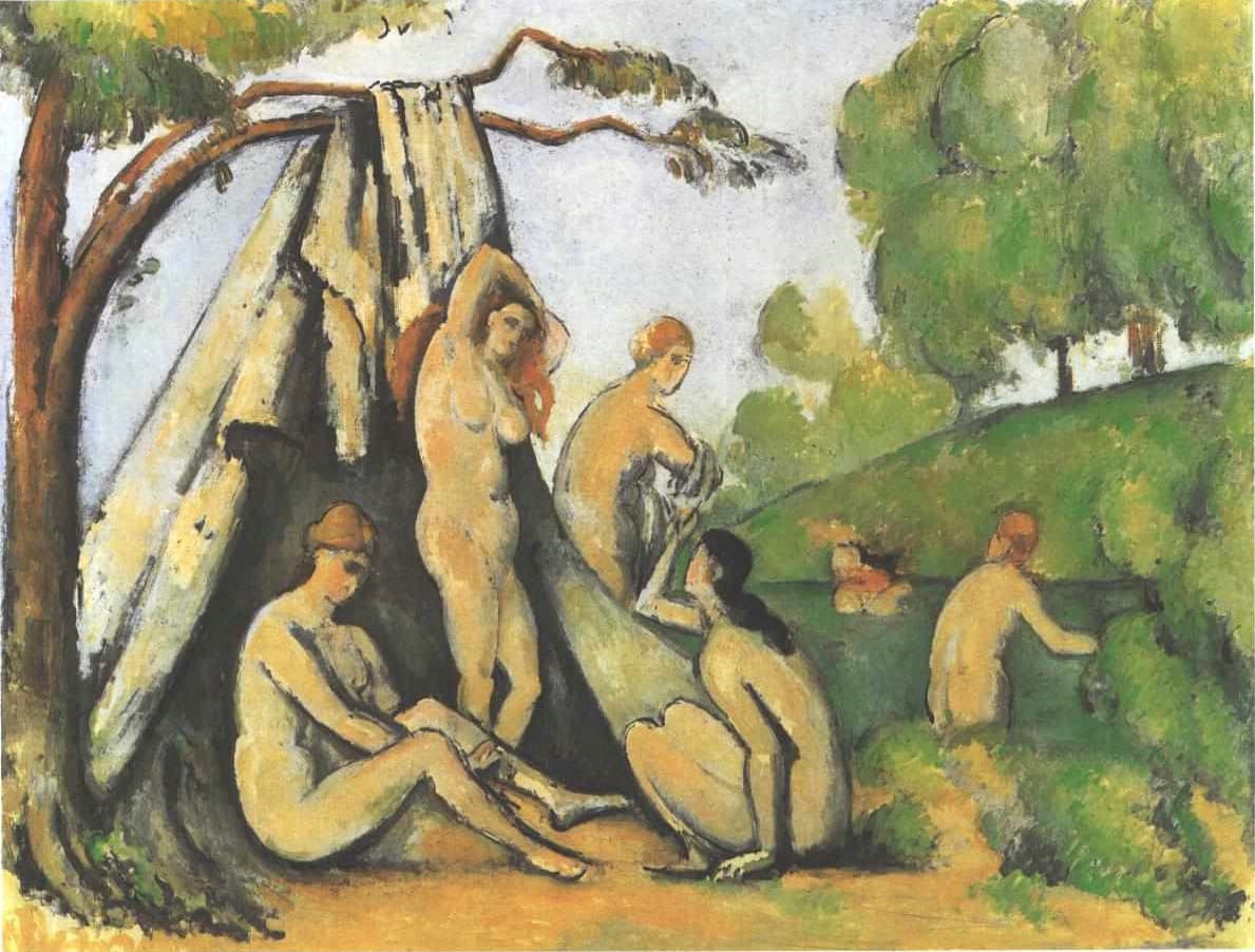 Bathers in Front of a Tent