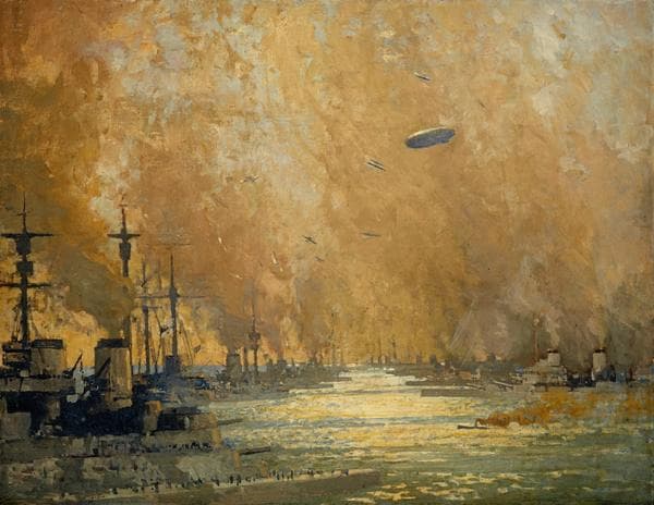 The German fleet after surrender, Firth of Forth, 21 November 1918