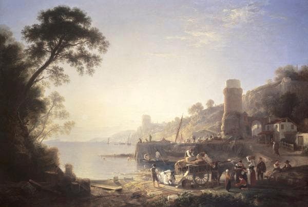 Evening in the Bay of Genoa