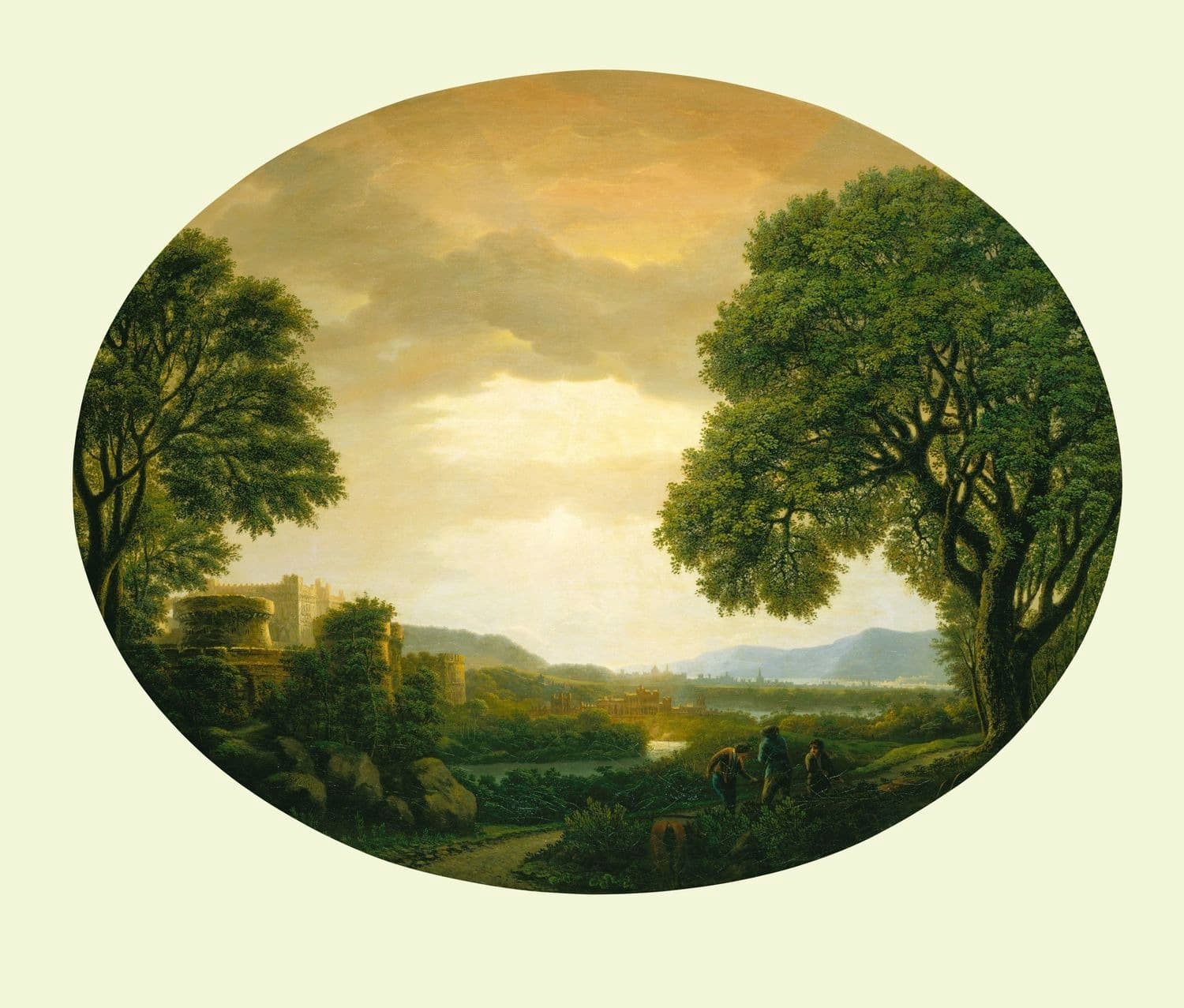Classical Landscape with Figures