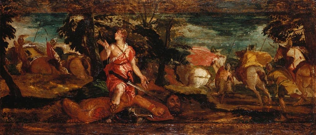 David Victorious Over Goliath