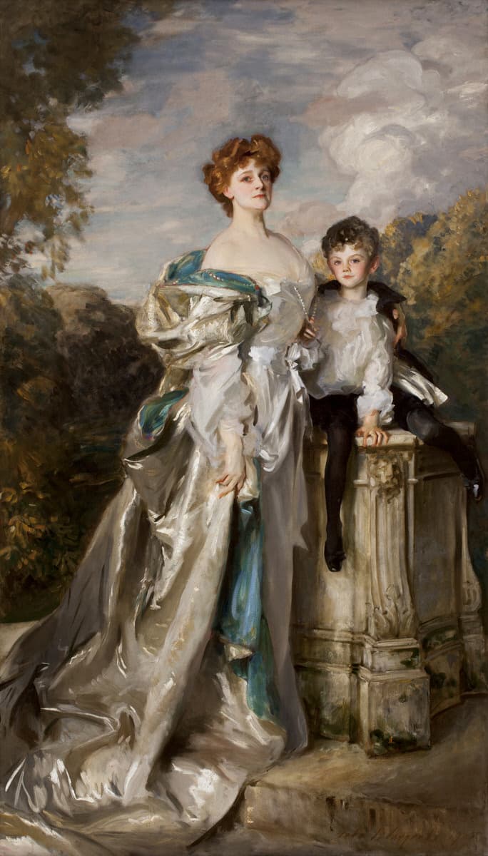 Lady Warwick and Her Son