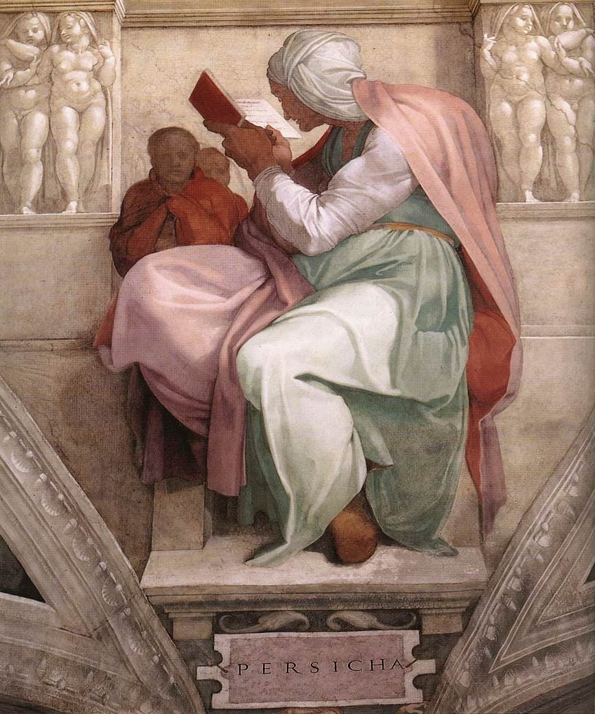 Persian Sibyl, Sistine Chapel