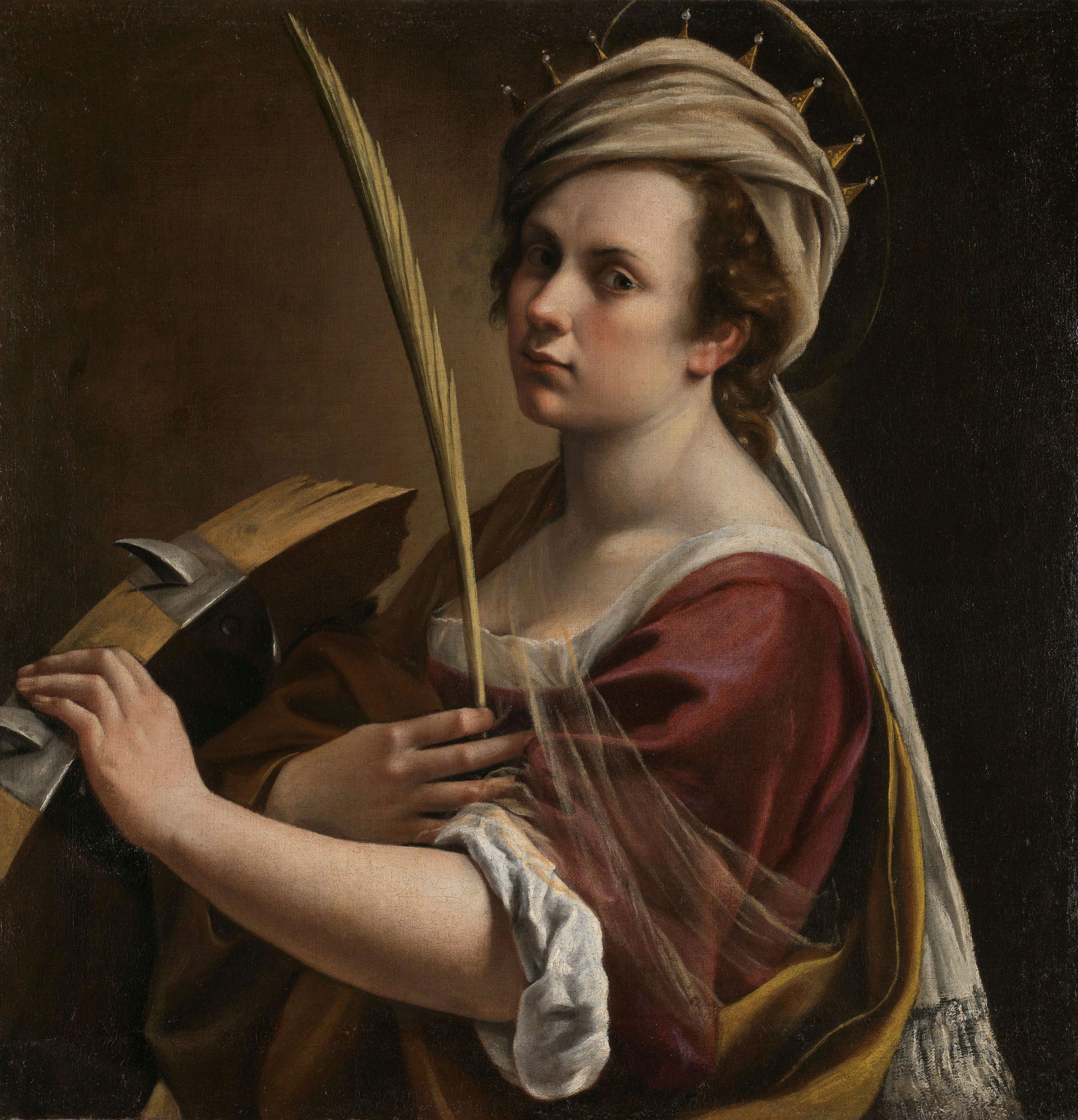 Self-Portrait as Saint Catherine