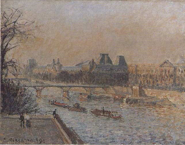 Le Louvre, soleil couchant, 3e série