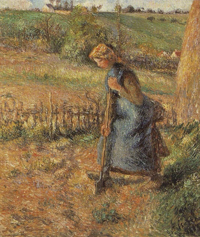 Peasant Woman Digging