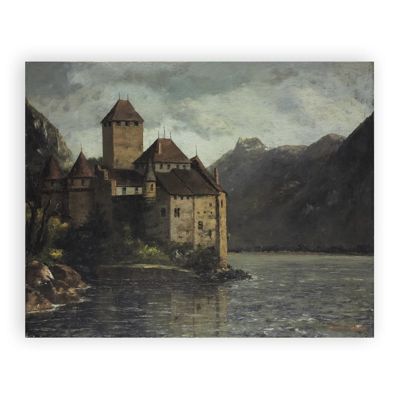 The Chillon Castle by Gustave Courbet - view 6 thumbnail