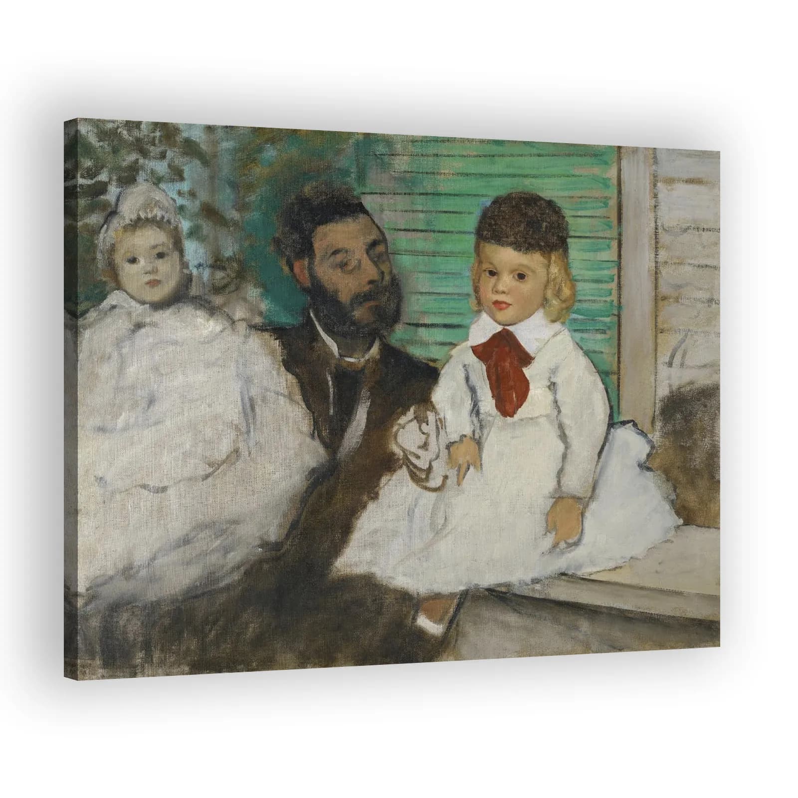 Count Lepic and His Daughters by Edgar Degas - view 2 thumbnail