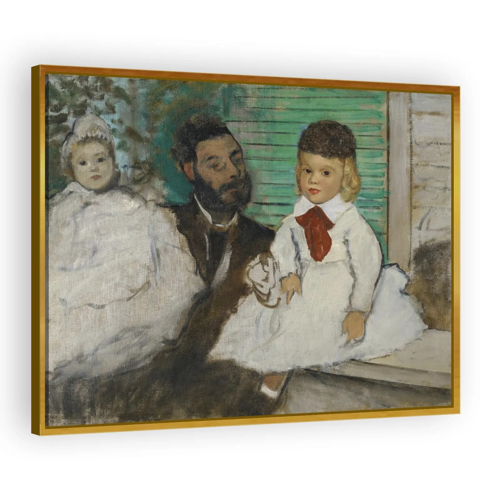 Count Lepic and His Daughters by Edgar Degas - view 3 thumbnail